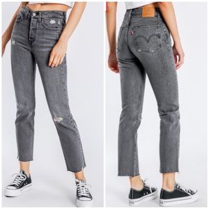 Levi’s Wedgie High Rise Straight Jeans